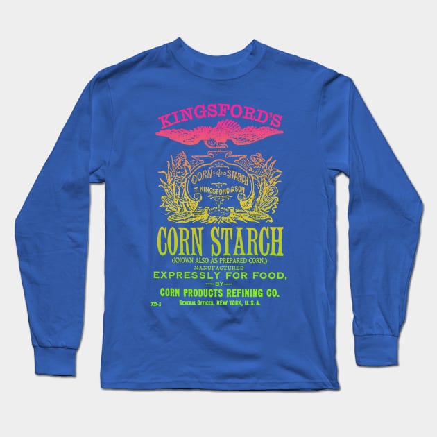 Kingsford's Corn Starch Long Sleeve T-Shirt by BrownWoodRobot